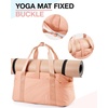 image:imageBAGSMART Gym Bag for Women Carry on Weekender Overnight Bag Travel Duffel Bags with Trolley Sleeve Personal Item Travel Bag Tote Bag Workout Dance BagBlackMediumOrange
