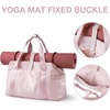 image:imageBAGSMART Gym Bag for Women Carry on Weekender Overnight Bag Travel Duffel Bags with Trolley Sleeve Personal Item Travel Bag Tote Bag Workout Dance BagBlackMediumPink