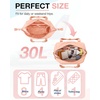 image:imageBAGSMART Gym Bag for Women Carry on Weekender Overnight Bag Travel Duffel Bags with Trolley Sleeve Personal Item Travel Bag Tote Bag Workout Dance BagBlackMediumOrange