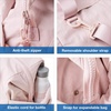 image:imageBAGSMART Gym Bag for Women Carry on Weekender Overnight Bag Travel Duffel Bags with Trolley Sleeve Personal Item Travel Bag Tote Bag Workout Dance BagBlackMediumPink