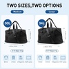 image:imageBAGSMART Gym Bag for Women Carry on Weekender Overnight Bag Travel Duffel Bags with Trolley Sleeve Personal Item Travel Bag Tote Bag Workout Dance BagBlackMediumBlack