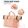 image:imageBAGSMART Gym Bag for Women Carry on Weekender Overnight Bag Travel Duffel Bags with Trolley Sleeve Personal Item Travel Bag Tote Bag Workout Dance BagBlackMediumOrange
