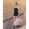image:imageBAGSMART Gym Bag for Women Carry on Weekender Overnight Bag Travel Duffel Bags with Trolley Sleeve Personal Item Travel Bag Tote Bag Workout Dance BagBlackMediumPink