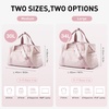 image:imageBAGSMART Gym Bag for Women Carry on Weekender Overnight Bag Travel Duffel Bags with Trolley Sleeve Personal Item Travel Bag Tote Bag Workout Dance BagBlackMediumDark Pink
