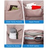 image:imageBAGSMART Large Gym Bag with Yoga Mat Buckle Weekender Overnight Bag for Women Travel Duffle Bag for Travel Essentials Carry On Tote Bag Hospital Bag for Labor and DeliveryPink2 PCS