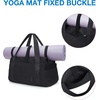 image:imageBAGSMART Large Gym Bag with Yoga Mat Buckle Weekender Overnight Bag for Women Travel Duffle Bag for Travel Essentials Carry On Tote Bag Hospital Bag for Labor and DeliveryBlack