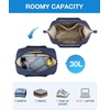 image:imageBAGSMART Large Gym Bag with Yoga Mat Buckle Weekender Overnight Bag for Women Travel Duffle Bag for Travel Essentials Carry On Tote Bag Hospital Bag for Labor and DeliveryNavy blue