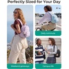 image:imageBAGSMART Small Backpacks for Women Lightweight Puffer Mini Backpack Purse with Pouch Quilted Casual Daypack WaterResistant Bookbag for Daily Travel College 2in1 Set Latte BrownCoffee Brown