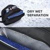 image:imageBAGSMART Travel Toiletry Bag for Men Dopp Kit Water Resistant Shaving Bag for Toiletries Accessories BlackMediumBlack