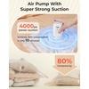 image:imageBAGSMART Vacuum Seal Storage Bags for Clothing Travel 18 Pack Travel Essentials Bundle includes Laundry Bag amp Waterproof Shoe Bag amp TSA Approved Toiletry Bag Hand Pump Included12 Combo Travel
