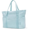 image:imageBAGSMART Crush Tote Bag for Women 20L Puffer Work Tote with Zipper Travel Essentials Quilted Nurse Hospital BagBaby Blue