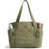 image:imageBAGSMART Crush Tote Bag for Women 20L Puffer Work Tote with Zipper Travel Essentials Quilted Nurse Hospital BagGreen