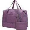 image:imageBAGSMART Large Gym Bag with Yoga Mat Buckle Weekender Overnight Bag for Women Travel Duffle Bag for Travel Essentials Carry On Tote Bag Hospital Bag for Labor and DeliveryPurple2 PCS