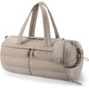 image:imageBAGSMART Puffer Gym Bag for Women Lightweight Duffel Bag with Shoe Compartment Weekender Bags with Wet Pocket Workout Overnight Carry on Bag for Travel BeigeCamel