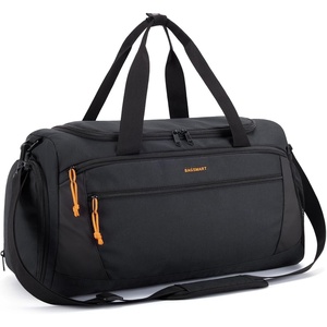 image:imageBAGSMART Gym Bag for Men 31L Sports Travel Duffle Bag With Shoe Compartment Waterproof Gym Duffel Bag for Men Travel Carry On Weekender Workout Bag Black