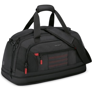 image:imageBAGSMART Gym Bag for Men Expandable Lightweight Workout with Shoe Compartment amp Wet Pocket Water Resistant Weekender Bag Black
