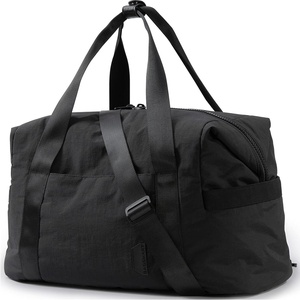 image:imageBAGSMART Gym Bag for Women Carry on Weekender Overnight Bag Travel Duffel Bags with Trolley Sleeve Personal Item Travel Bag Tote Bag Workout Dance BagBlackMediumBlack