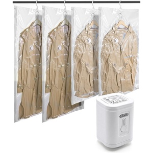 image:imageBAGSMART Vacuum Seal Storage Bags for Clothing Travel 18 Pack Travel Essentials Bundle includes Laundry Bag amp Waterproof Shoe Bag amp TSA Approved Toiletry Bag Hand Pump Included4 Combo Hanging